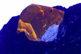 Fluorescent Zircon Crystal in Biotite Schist - Norway #175868-3